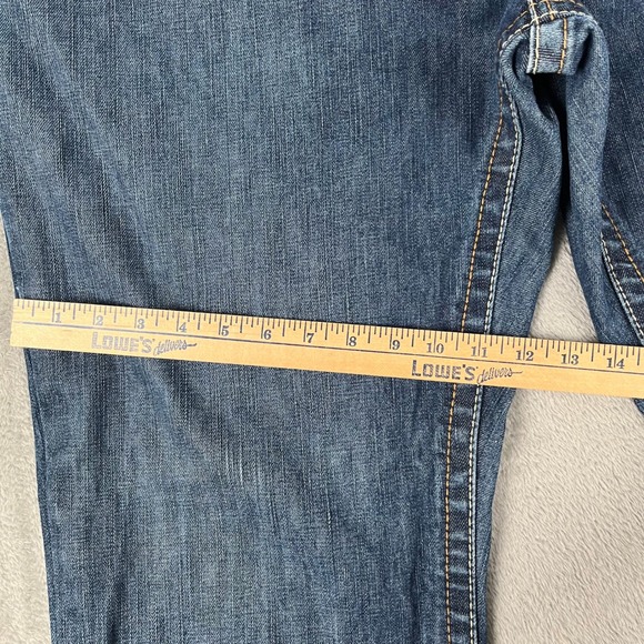 Ariat Jeans Mens Sz 42x32 M4 FR Relaxed Boot Cut Medium Wash Fire Resist Work - Picture 7 of 11